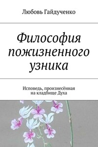 Философия пожизненного узника. Исповедь, произнесённая на кладбище Духа