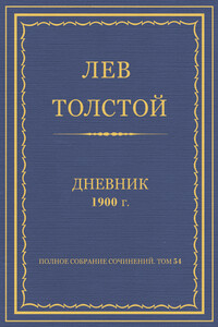 Дневник, 1900 г.